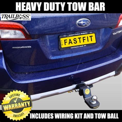 Shop TrailBoss Heavy Duty Towbar To Suit Subaru Outback Wagon 5th