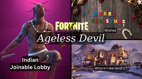 Live Ho Ho Ho Ageless Fortnite India Live Stream Joinable