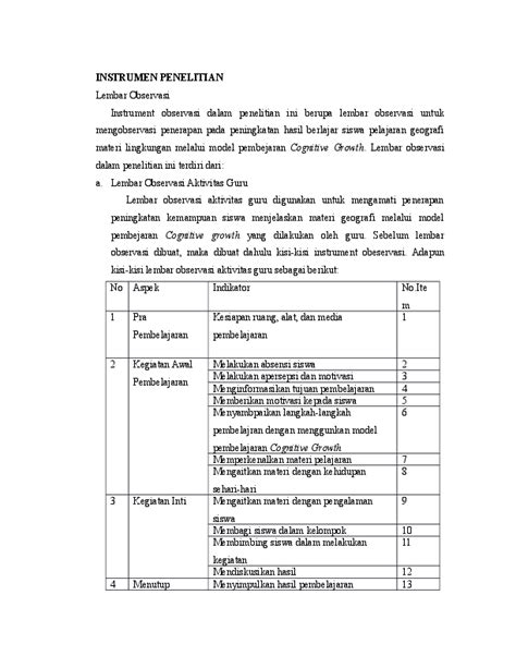 Detail Contoh Instrumen Penelitian Koleksi Nomer 21