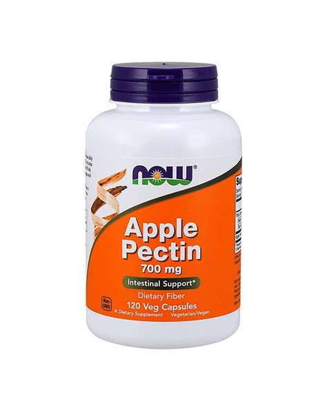 Apple Pectin 700 Mg 120 Cápsulas Now Genescare