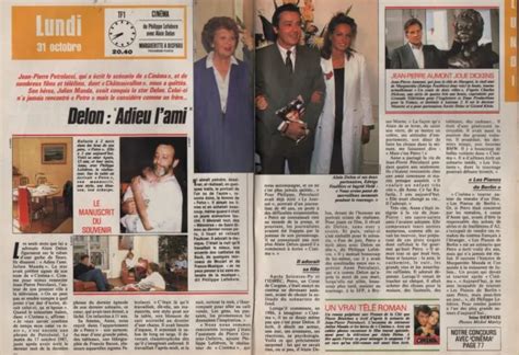 Coupure De Presse Clipping Alain Delon Pages Picclick Uk