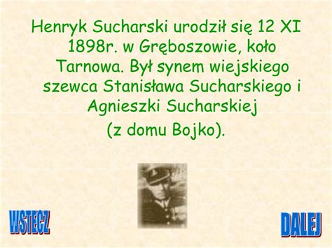 PPT Major Henryk Sucharski 1898 1946 Nasz Patron PowerPoint