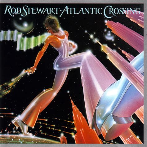 Car Tula Frontal De Rod Stewart Atlantic Crossing Portada