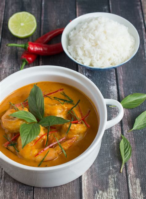 Easy Thai Red Curry Shrimp Wok And Skillet