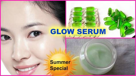 Glow Serum Glow Serum For Summer गर्मियों के लिए ग्लो सीरम बनाने का तरीका Youtube