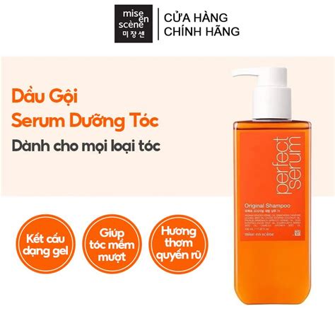 Dầu Gội Serum Dưỡng Tóc Mềm Mượt Mise en Scene Perfect Shampoo THẾ