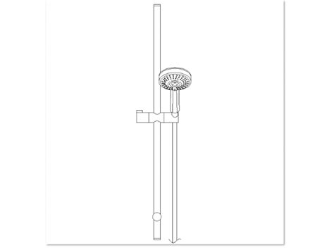 Shower Design Of Bathroom Area With Detail Dwg File Cadbull