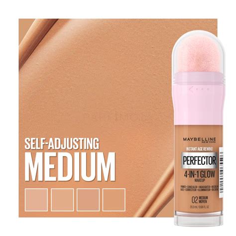 Maybelline Instant Age Rewind Perfector 4 In 1 Glow Фон дьо тен за жени