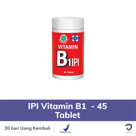 Ipi Vitamin B1 45 Tablet Lifepack Lazada Indonesia