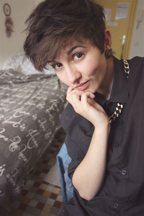 Hair Eyes Everything Androgynous Haircut Tomboy Hairstyles Lesbian Hair