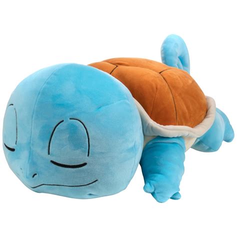 Pokémon Kuscheltier schlafendes Schiggy Plüschfigur ca 45 cm Smyths