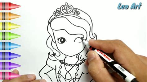 Gambar Mewarna Sofia The First Sofia The First Coloring Page Disney