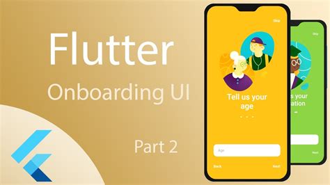 Flutter Onboarding Ui Concept Speed Coding Part Youtube