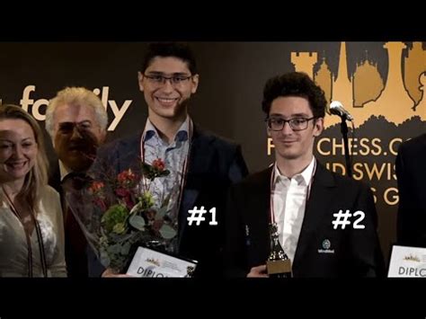 Alireza Firouzja Receives His Award Fide Grand Swiss 2021 YouTube