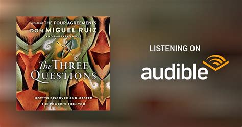 The Three Questions by Don Miguel Ruiz, Barbara Emrys - Audiobook - Audible.com.au