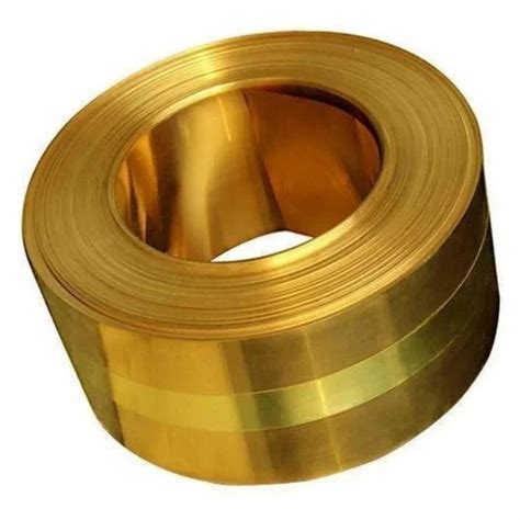 Brass Golden Coil Grade C26000 Thickness 1 Mm At Rs 600 Kg In Vadodara