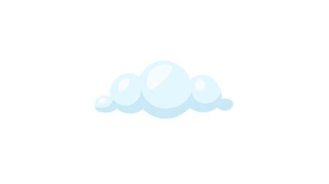 Cloudy Sky Cartoon Stock Video Footage for Free Download