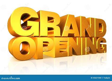 Grand Opening Flyer Banner Template Marketing Business Concept With