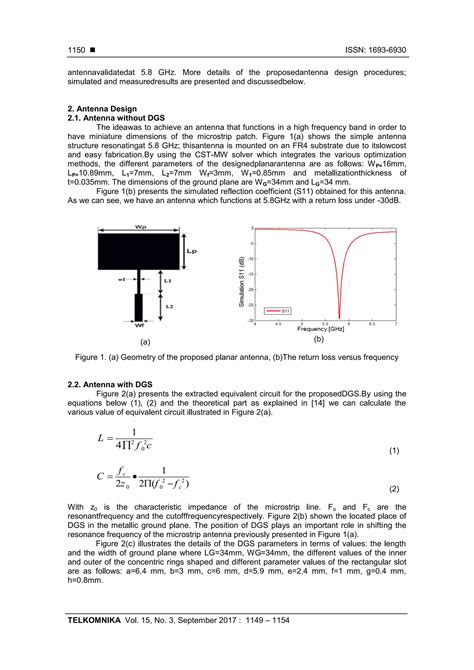 New Miniature Planar Microstrip Antenna Using Dgs For Ism Applications