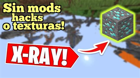 Truco Xray Sin Mods Texturepacks O Hacks Minecraft Youtube