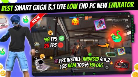 New Smartgaga 3 1 Best Version For Free Fire Low End PC Smartgaga