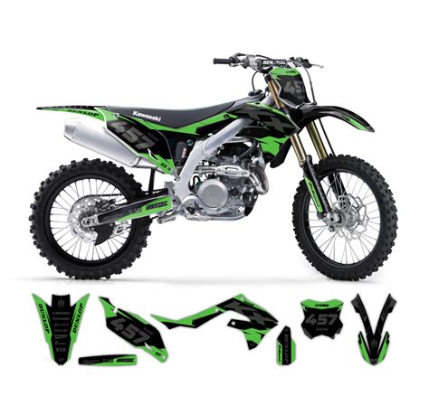 Kawasaki Kx F Intercept Duo Grey Graphics Series Tmx Graphics