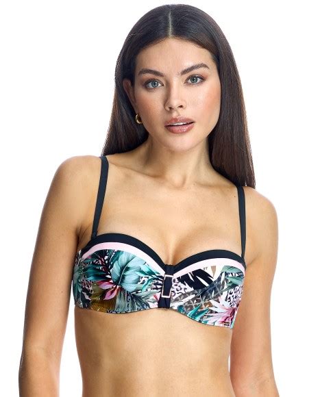 Top Bikini Ory Corte Strapler Con Copa Y Aro Kerala Bikini Bikini