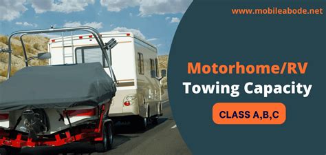 How Much Can Motorhomes Tow Rv Towing Capacity In 2022