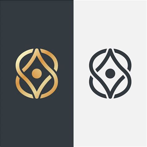 Logotipo De Lujo En Diferentes Versiones Vector Premium