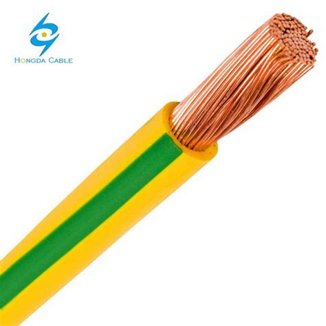 Green Yellow 120mm PVC Insulated Earthing Copper Cable JYTOP Cable