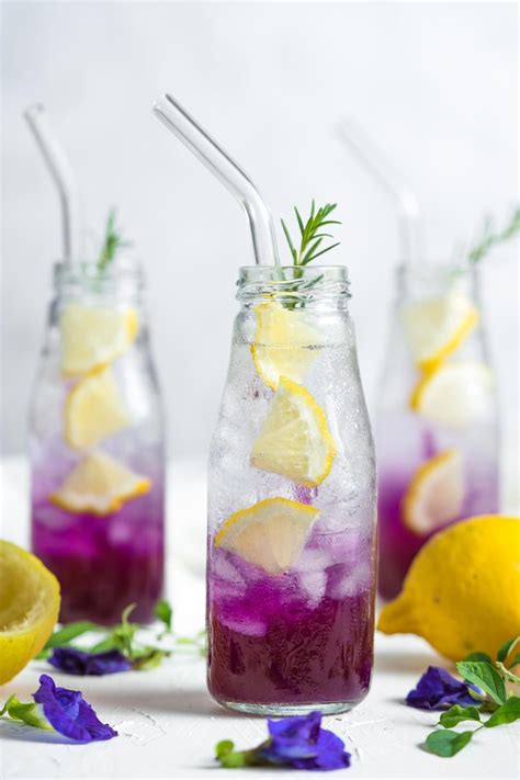 Butterfly Pea Tea Lemonade Recipe Cooking With Nart Recipe