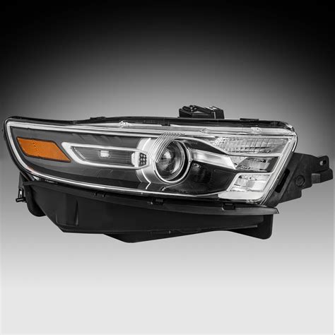 Grey Bezel Halogen Headlight For Ford Taurus Right Passenger