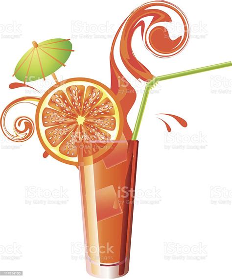 Orange Juice Stock Illustration Download Image Now Cocktail Color