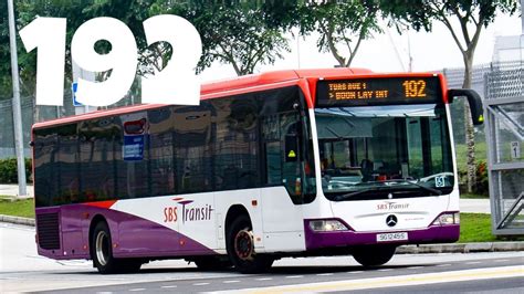 SBST Mercedes Benz Citaro Batch 3 SG1245S Service 192 YouTube