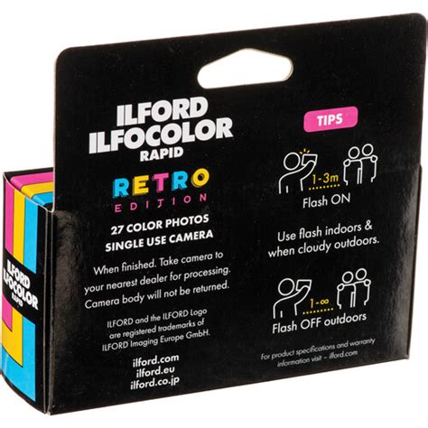 Ilford Ilfocolor Rapid Retro Jednokratni Fotoaparat Besplatno