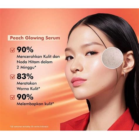 Jual Omg Oh My Glow Peach Glowing Serum Ml Mencerahkan Dengan