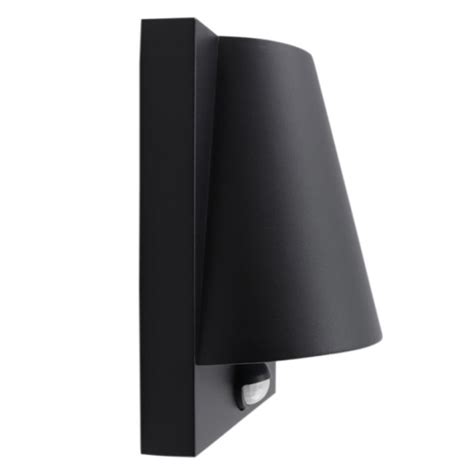 Moderne Buiten Wandlamp Met Bewegingssensor Zwart Luana Ip