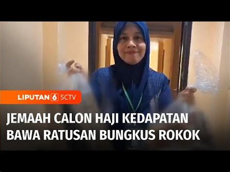 Jemaah Calon Haji Kedapatan Bawa Barang Terlarang Ratusan Bungkus