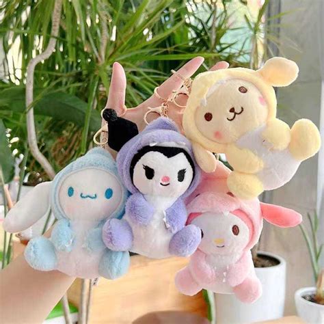 Jual KODE S98A Gantungan Kunci Boneka Plush Karakter Sanrio Labubu