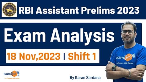 RBI Assistant Exam Analysis 2023 RBI Assistant 18 Nov Shift 1 Asked