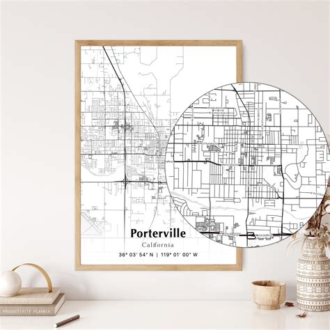map of porterville