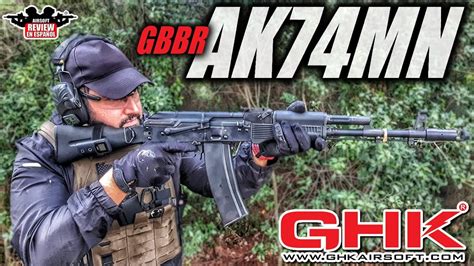 El AK más realista que he probado AK74 GHK GBBR Recoil en estado puro