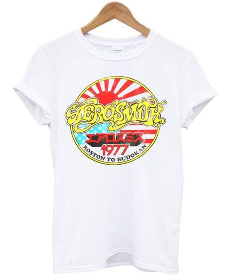 Aerosmith Boston To Budokan 1977 Tshirt DAP