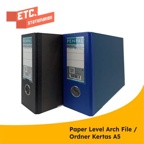 Jual Penpal Paper Lever Arch File Ordner Kertas A Pl Shopee