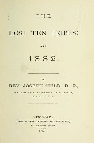 The lost ten tribes by Wild, Joseph | Open Library