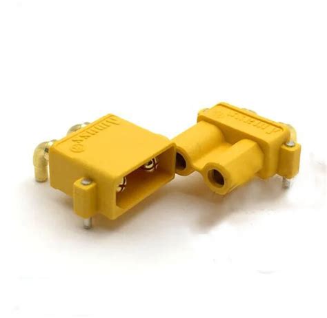 Amass Xt Pw Banana Golden Xt Upgrade Right Angle Plug Connector Male