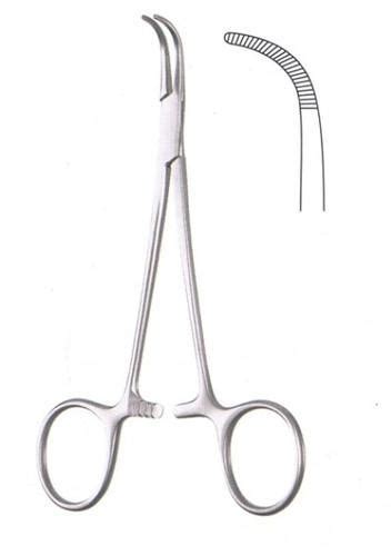 Metal Artery Mixter Curved Forceps Feature Rust Proof Color Grey