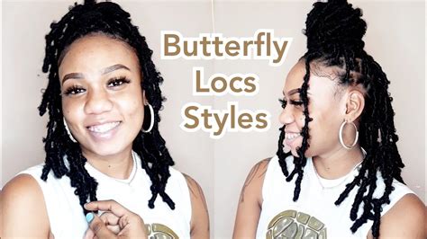 How To Style Your Butterfly Locs🦋youbcute Youtube