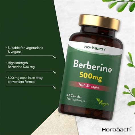 Berberine 500 Mg 60 Capsules