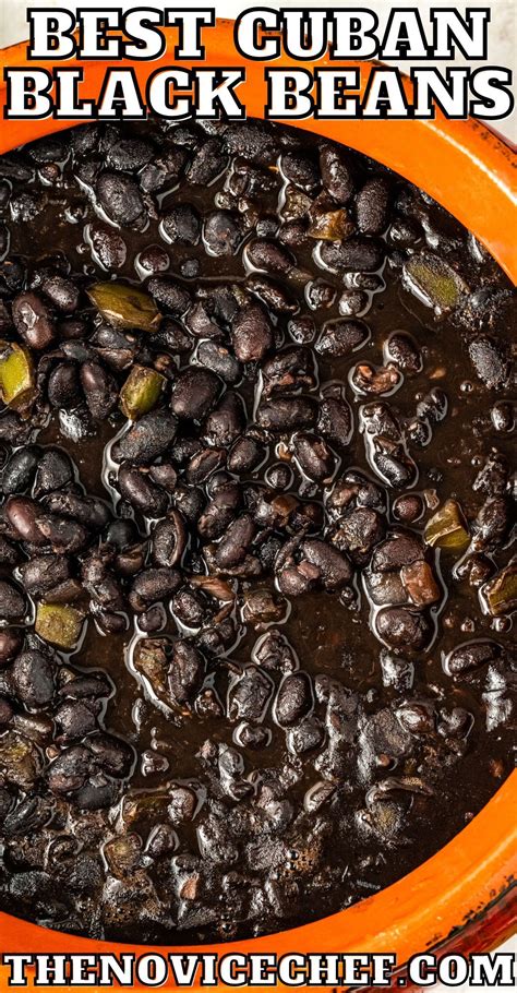 Cuban Black Beans Recipe | The Novice Chef